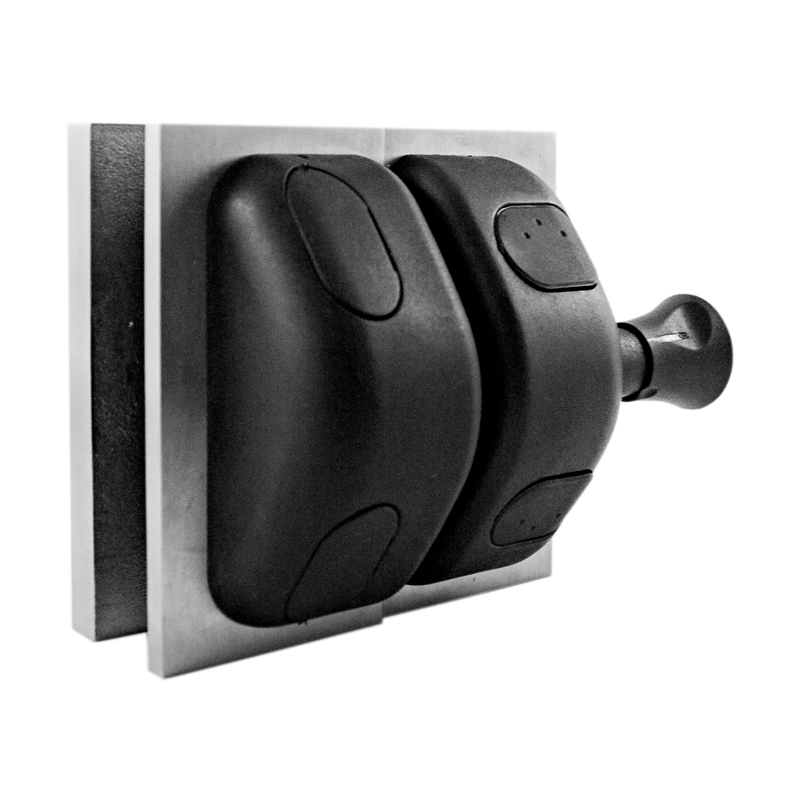 Friction Latch Glass-to-Glass 180 Deg - Satin